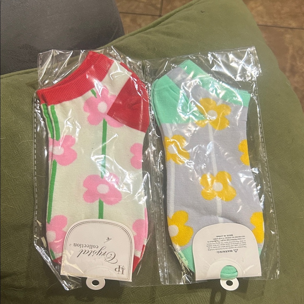 HP Floral Casual Socks Set -  bundle of 2